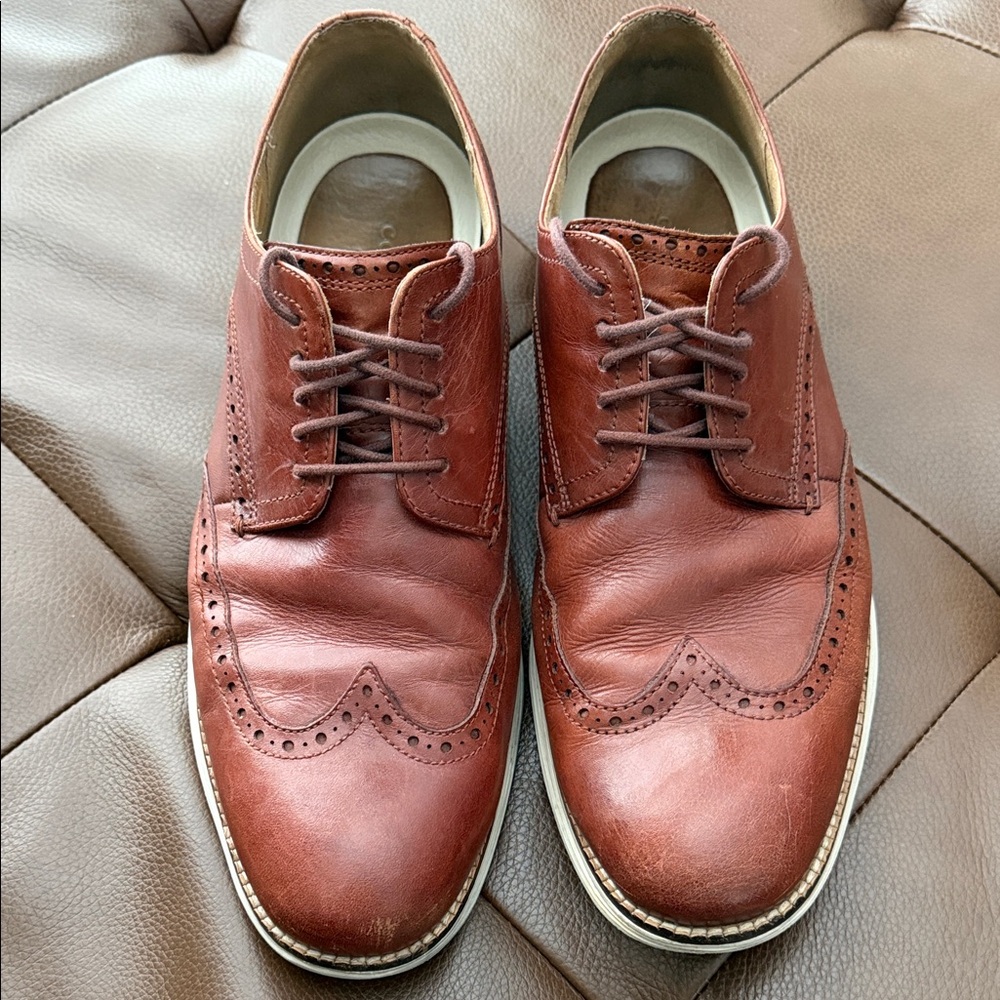Cole Haan Grand OS Classic Brown Leather Men's Shoes 11